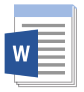 Word Templates - Template Icon