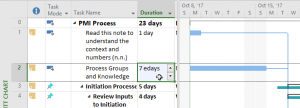 ms project calendar days - 7 edays
