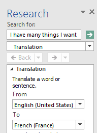 word translate