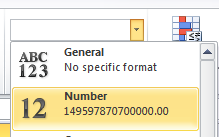 Scientific notation in Excel - number_format