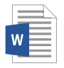 Word Template - Document Icon