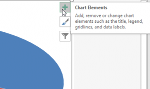 Adding Data Labels in Excel - Chart Area