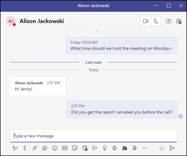 Microsoft Teams - chatting with just one person in a Teams meeting