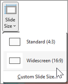 PowerPoint Slide size
