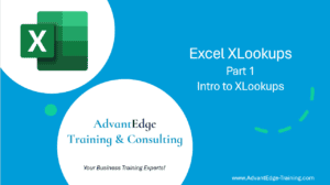 Excel – XLookups Part 1 – The Basics