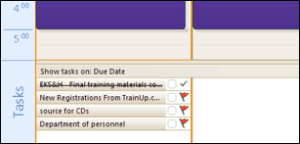 Add Task View Below Calendar to Schedule Your Day